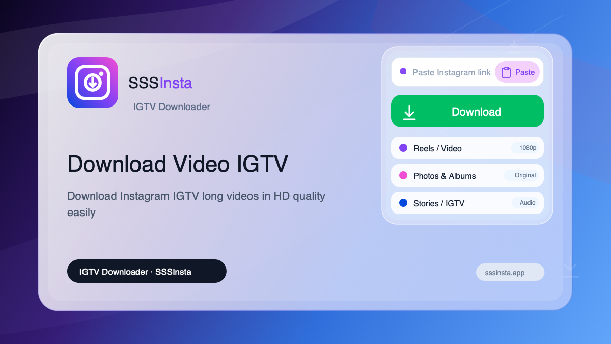 Download Video IGTV