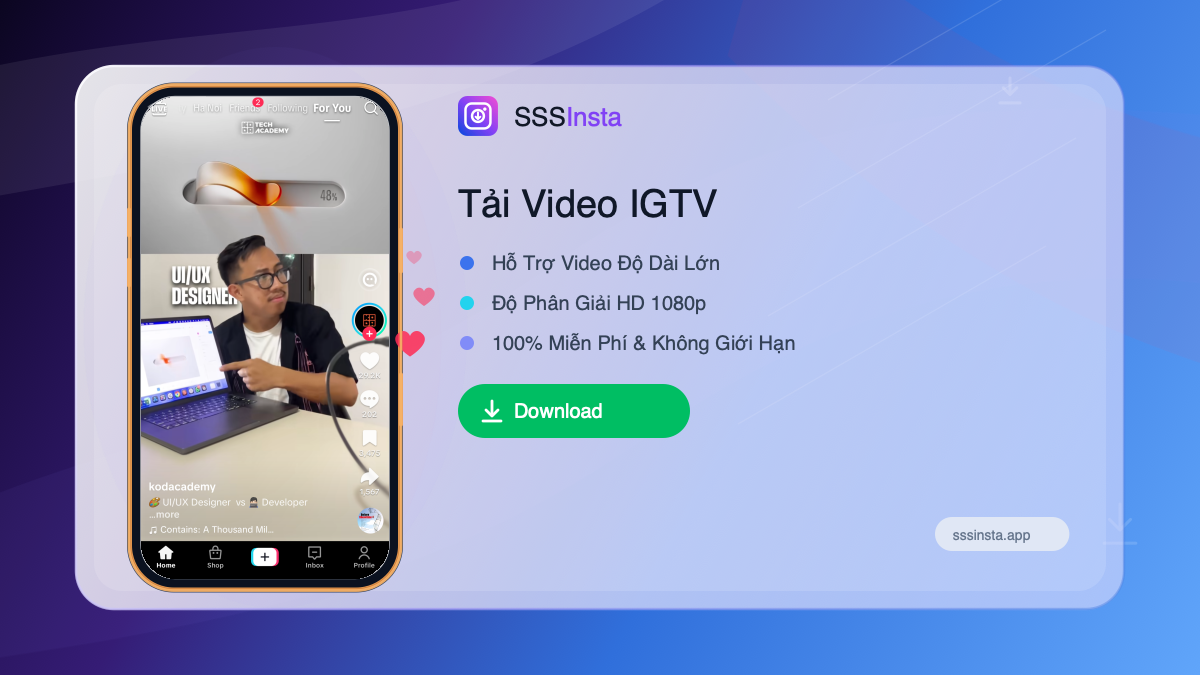 Tải Video IGTV