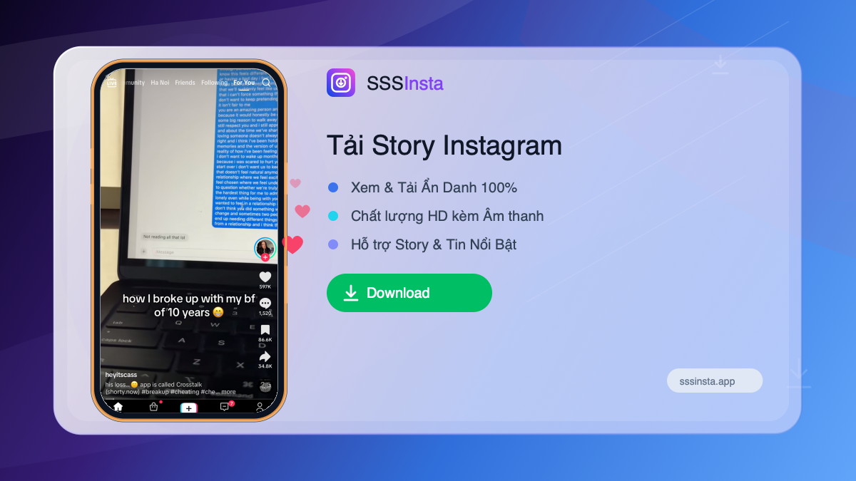Tải Story Instagram